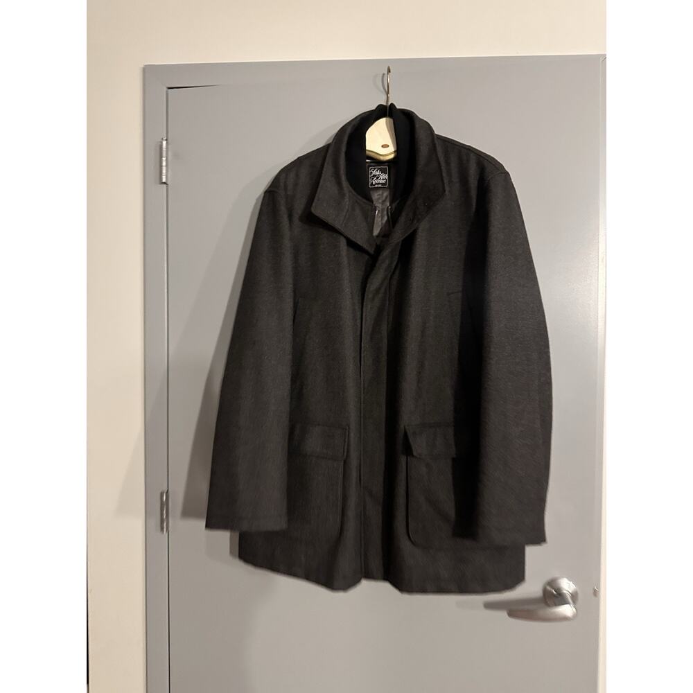 Luxury Saks Fifth Avenue Loro Piana Wool Coat Jacket Men’s Made in Italy